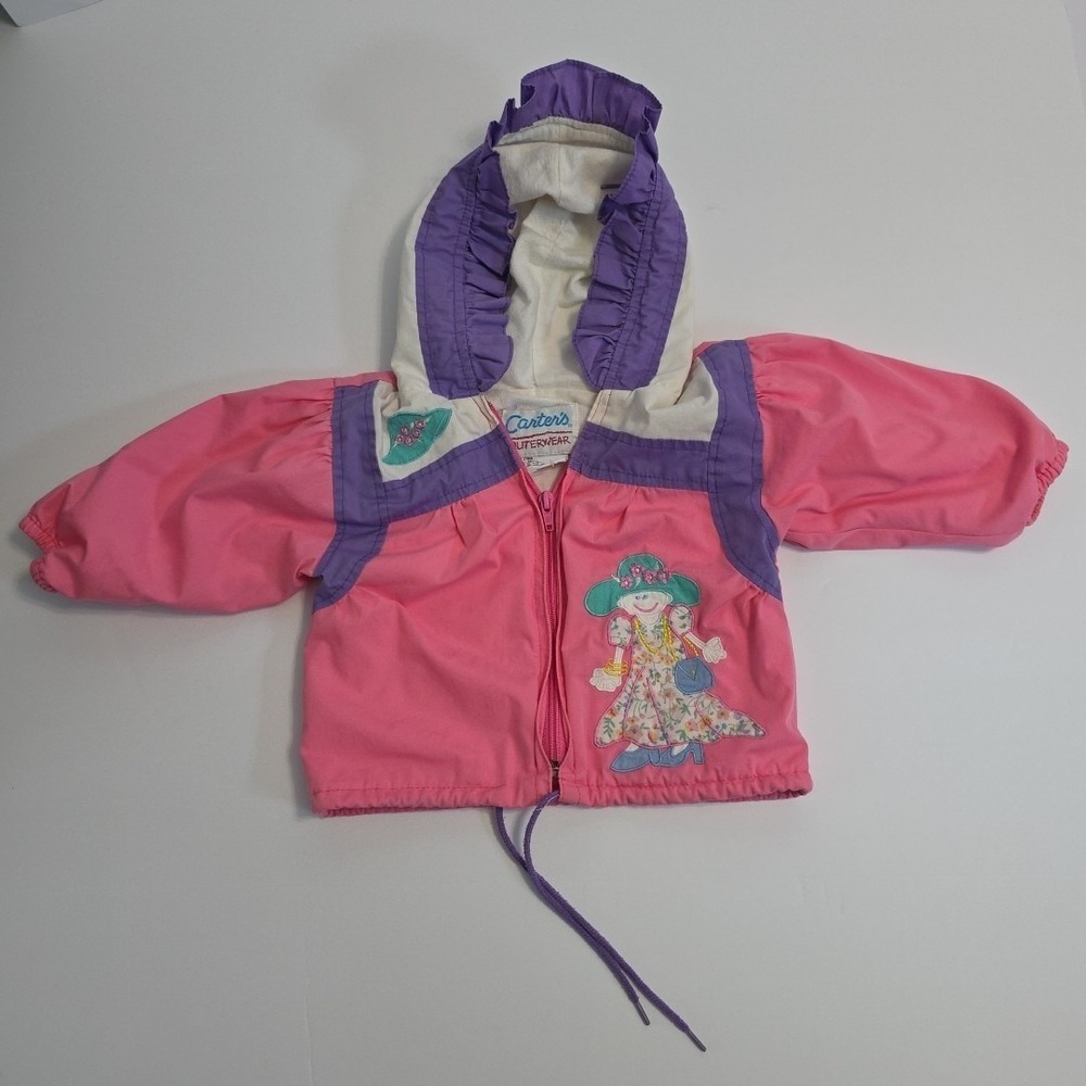 Vintage Carters Windbreaker Jacket Size 12 Full Zip